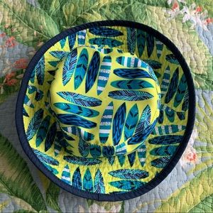 Reversible boys sunhat surfer beach Koala Kids